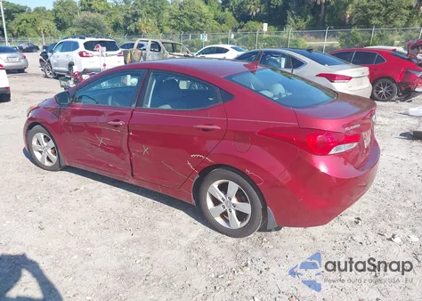 2013 Hyundai Elantra Gls from USA, damaged, VIN 5NPDH4AE0DH400287
